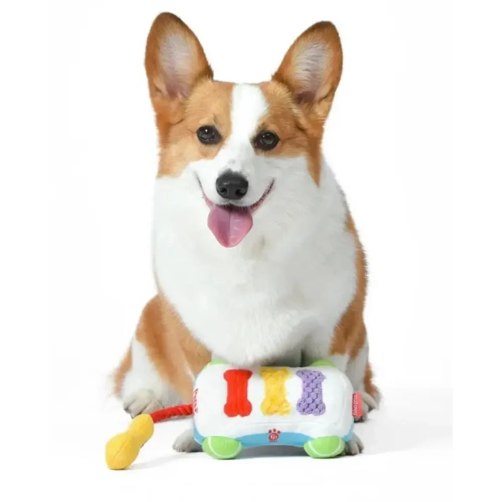 Fisher‎ Price Calming Sound Bites Noise Making Xylophone Plush Dog Pet Toy Puppy